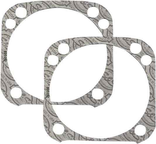 S&S Cycle 930-0101 - Base Gaskets - Front or Rear 4.125" - STK