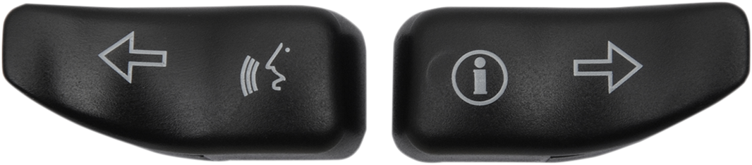 Turn Signal Switch Extension Caps - 14-20 - Black