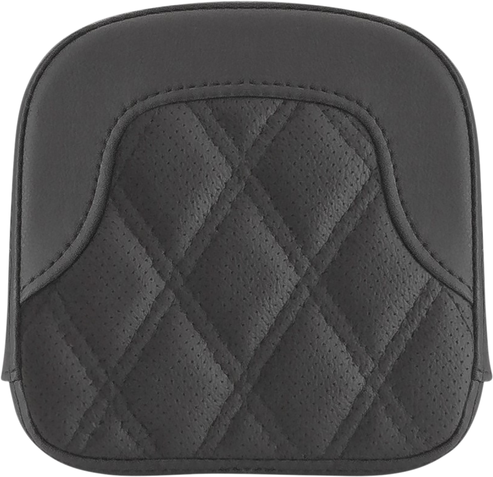 Tall Sissy Bar Pad - RoadSofa™ - Lattice Stitch - Black - FL 99-23