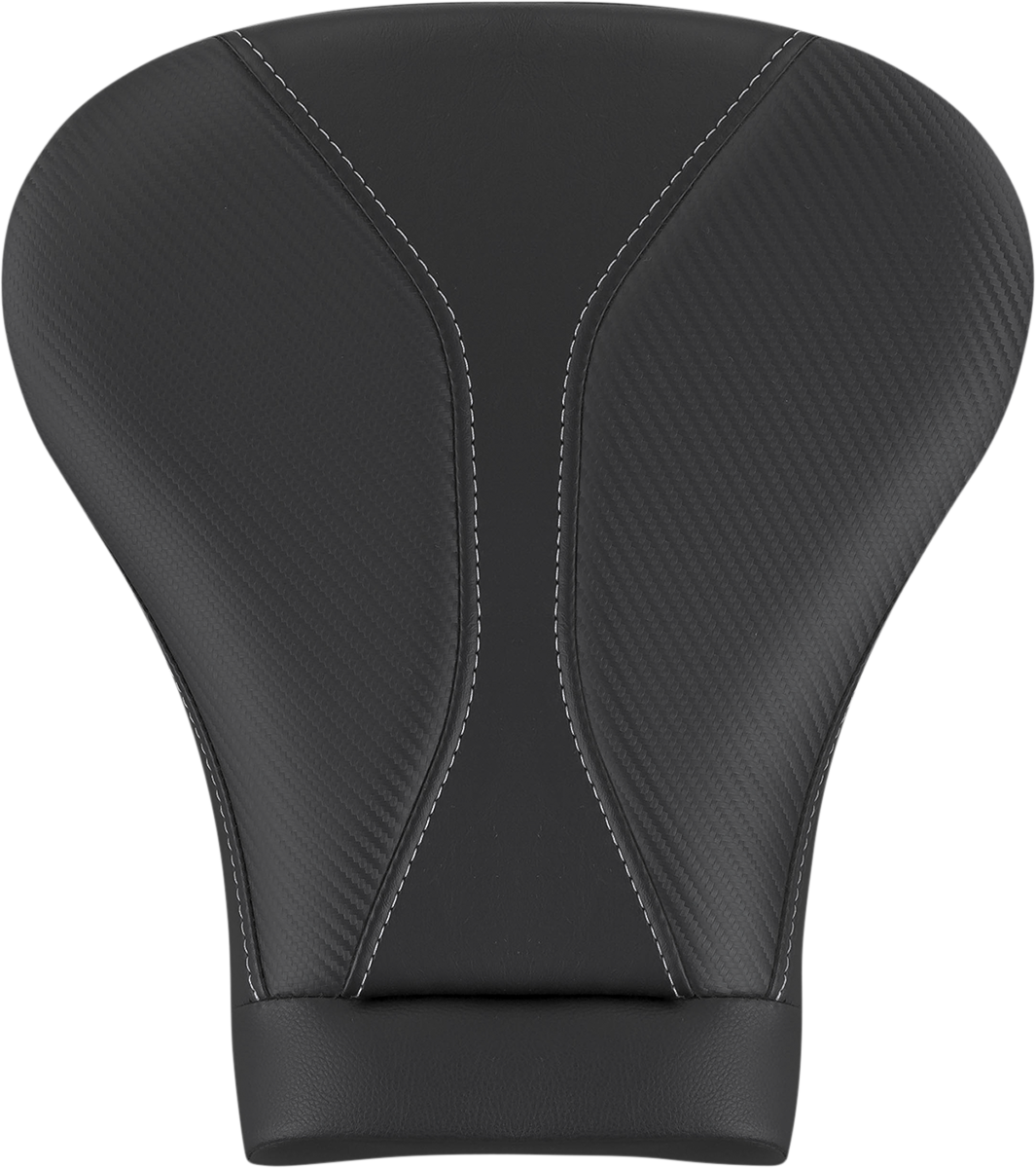 Saddlemen 808-07B-0142L - Dominator Pillion Pad - Touring - Black w/ Gray Stitching - FL '08-'23