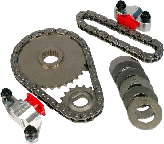 Feuling 8080 - Camshaft Chain Tensioner Conversion Kit - Twin Cam