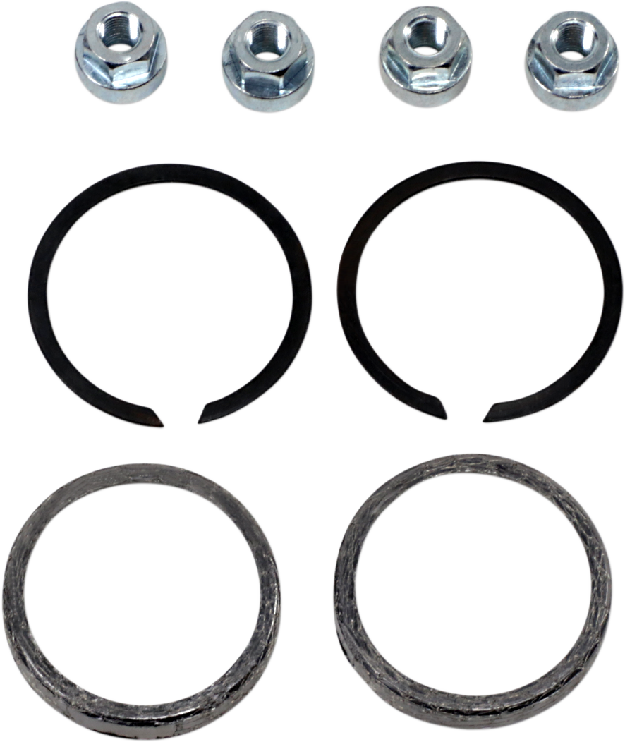 James Gasket 65324-83-KWG2 - Exhaust Port Graphite Gasket Kit - Big Twin/XL/EVO