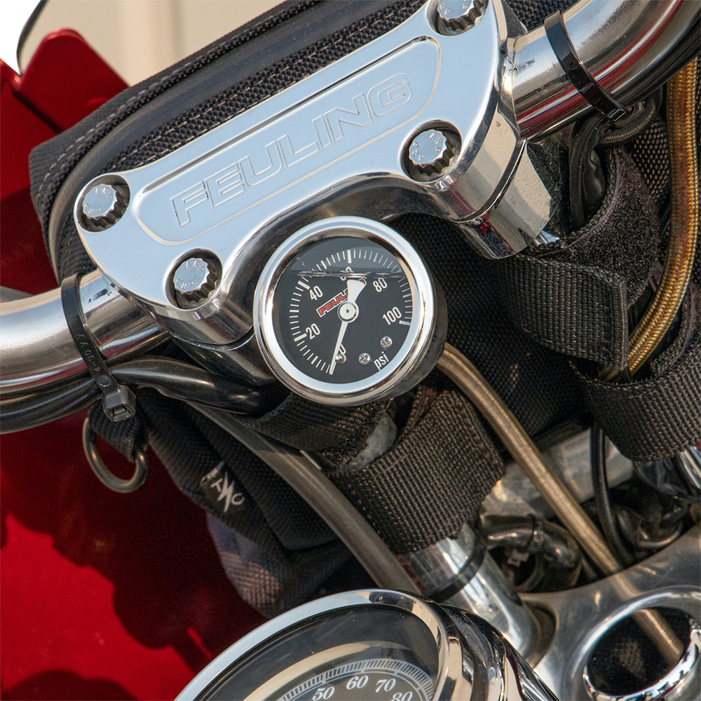 Oil Pressure Gauge - Chrome