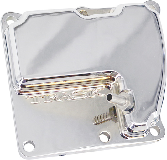 Trask TM-2041CH - CheckM8 Vented Transmission Top Cover - Chrome