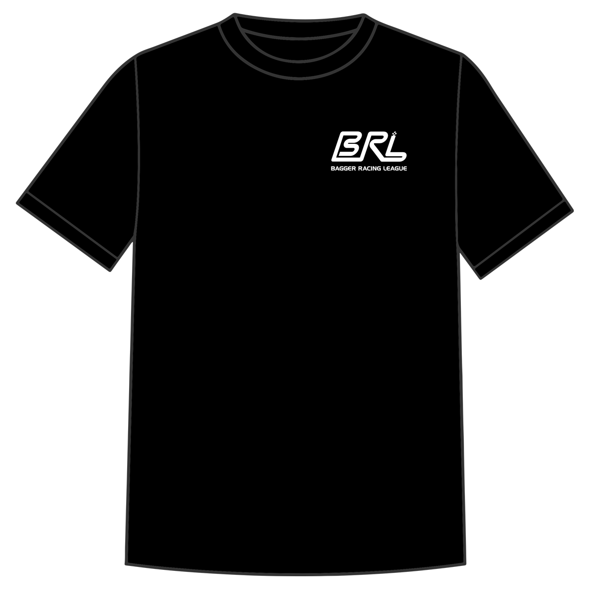 Bagger Racing League Black T-Shirt - Race BRL