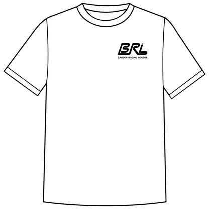 Bagger Racing League White T-Shirt - Race BRL