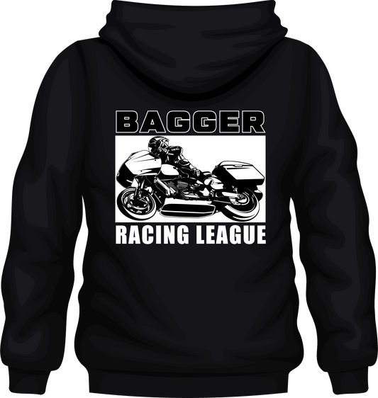 Bagger Racing League Hoodie - Black - Roadglide Racer