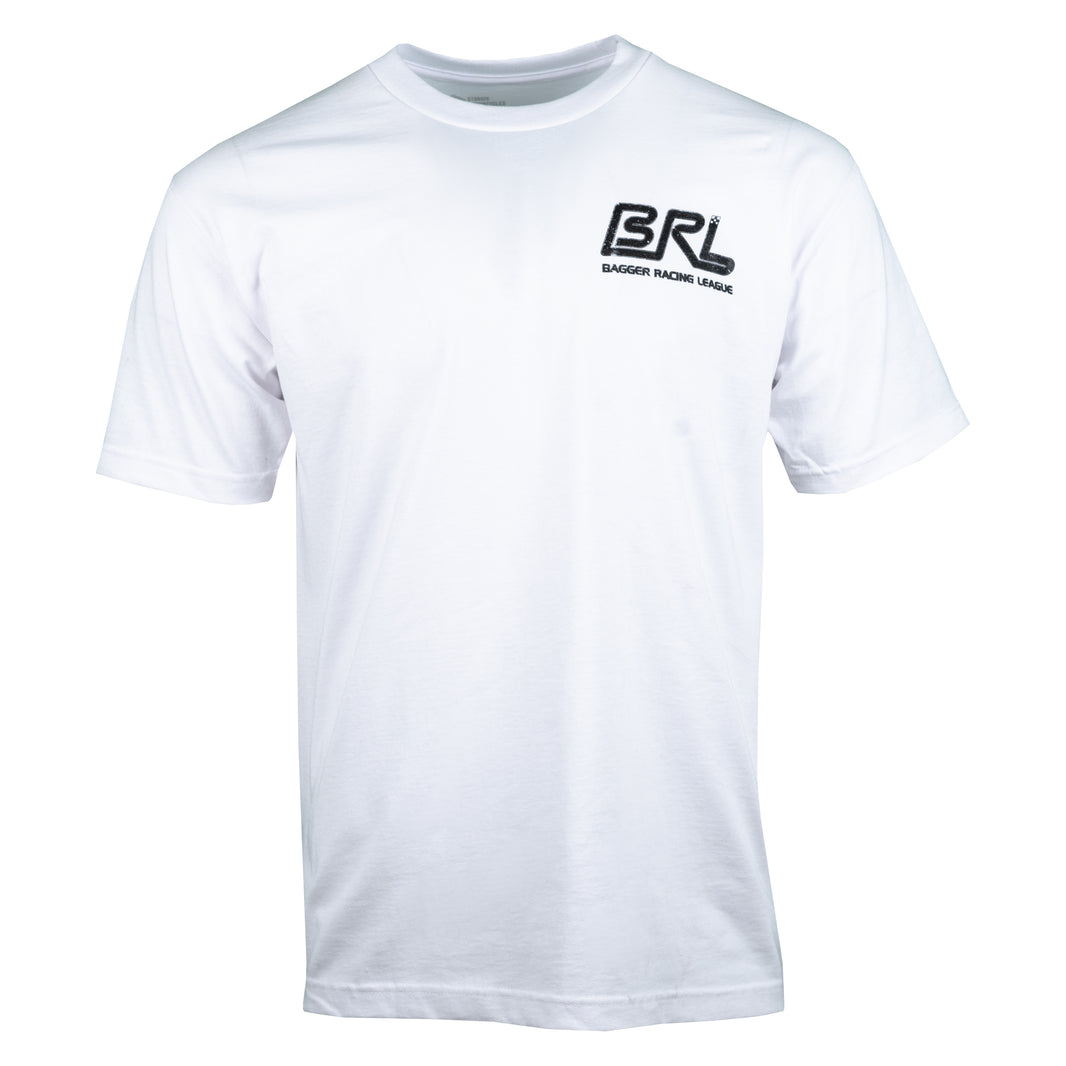 Bagger Racing League T-Shirt - White - Fast & Proud