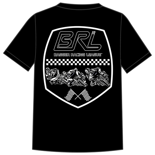 Bagger Racing League T-Shirt - Black - Battle of the Baggers