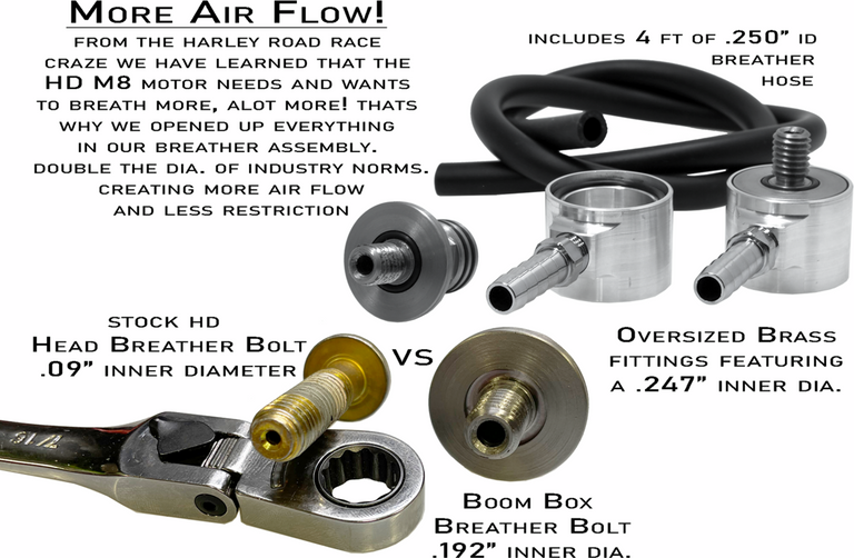 Air Cleaner - Boom Box - 1.8" - Clear - M8