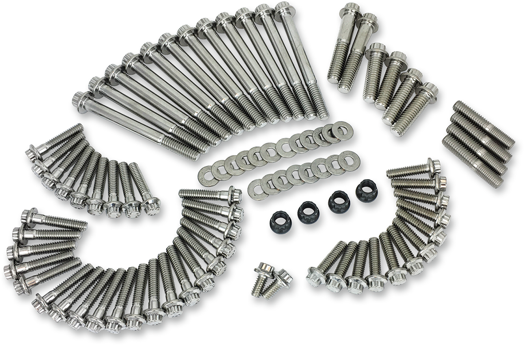 Feuling 3052 - Fastener Kit - External Engine - 12-Point - M8