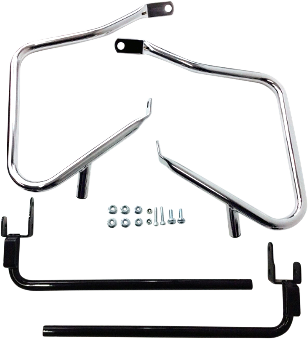 Saddlebag Support Kit - 14-19 FLT - Chrome