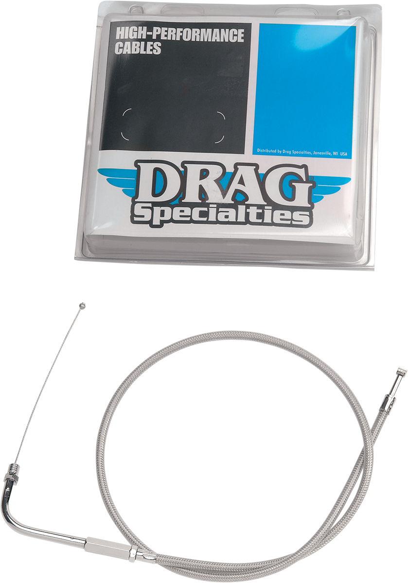 Drag Specialties - Throttle Cable - 28-1/2" - Braided