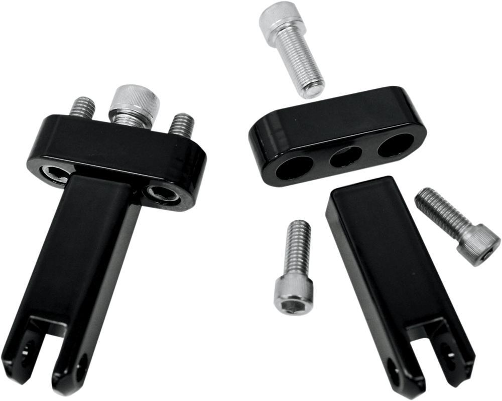 Passenger Peg Mounts - Black