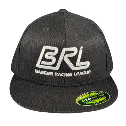 Bagger Racing League FlexFit Hat - Flat Bill - BRL Embroidered