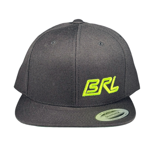 Bagger Racing League Snapback Hat - Flat Bill - Neon